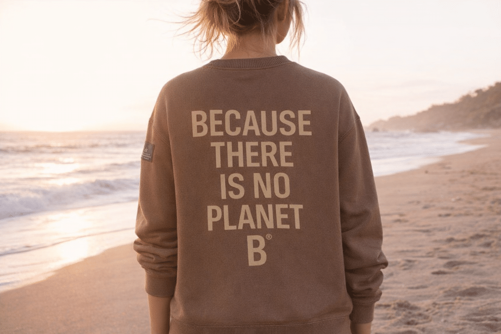 Ecoalf Sweatshirt f&uuml;r Damen: There ist no planet B