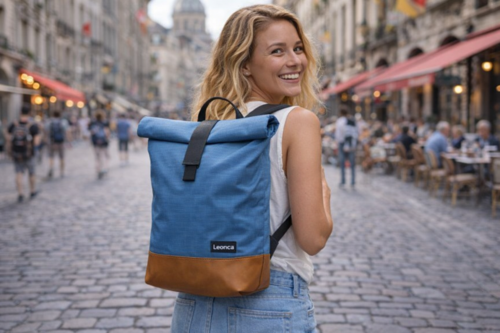 Leonca Rolltop Rucksack made in Germany