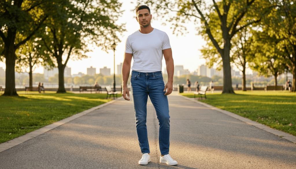 Knowledge Cotton Apparl Jeans