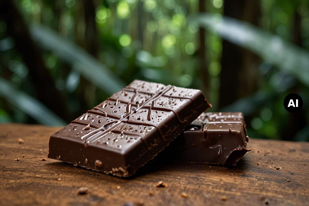 KI-generiertes Symbolbild: Fairtrade Schokolade