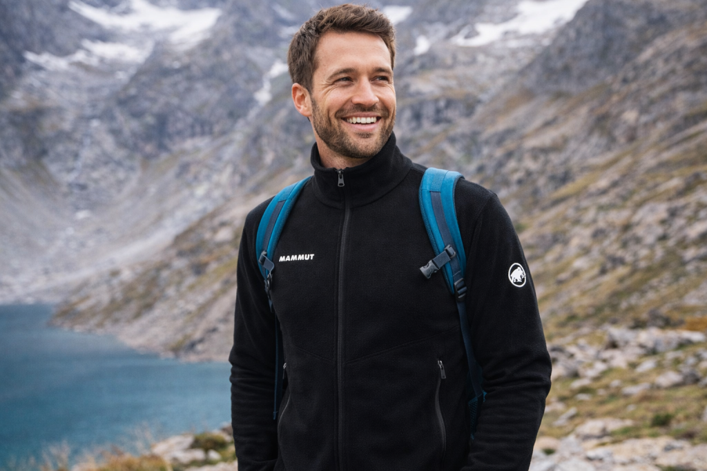 mamut outdoor fleece für herren