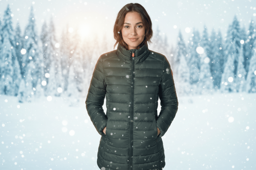 vegane winterjacke von Save the Ducks