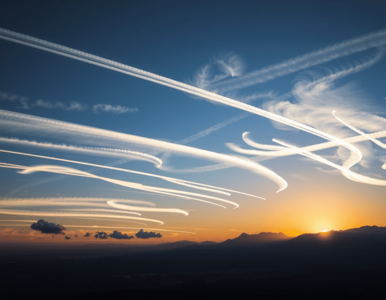 Kondensstreifen Klima