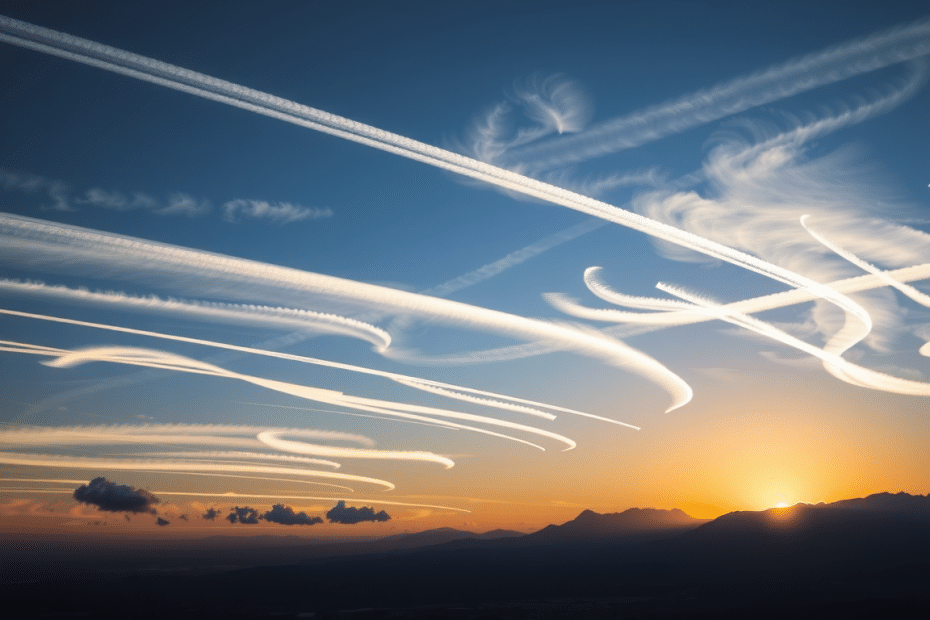 Kondensstreifen Klima